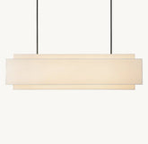 ÉCHELON RECTANGULAR CHANDELIER 63"